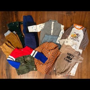 Toddler boy clothing lot fall 18 months 🐿